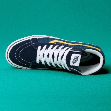 Vans Sport Comfycush Sk8-Hi Reissue Classic Mens Womens - (Sport) Dress Blues/Gibraltar sea/Sulphur VN0A3WMCVX4 Shoes