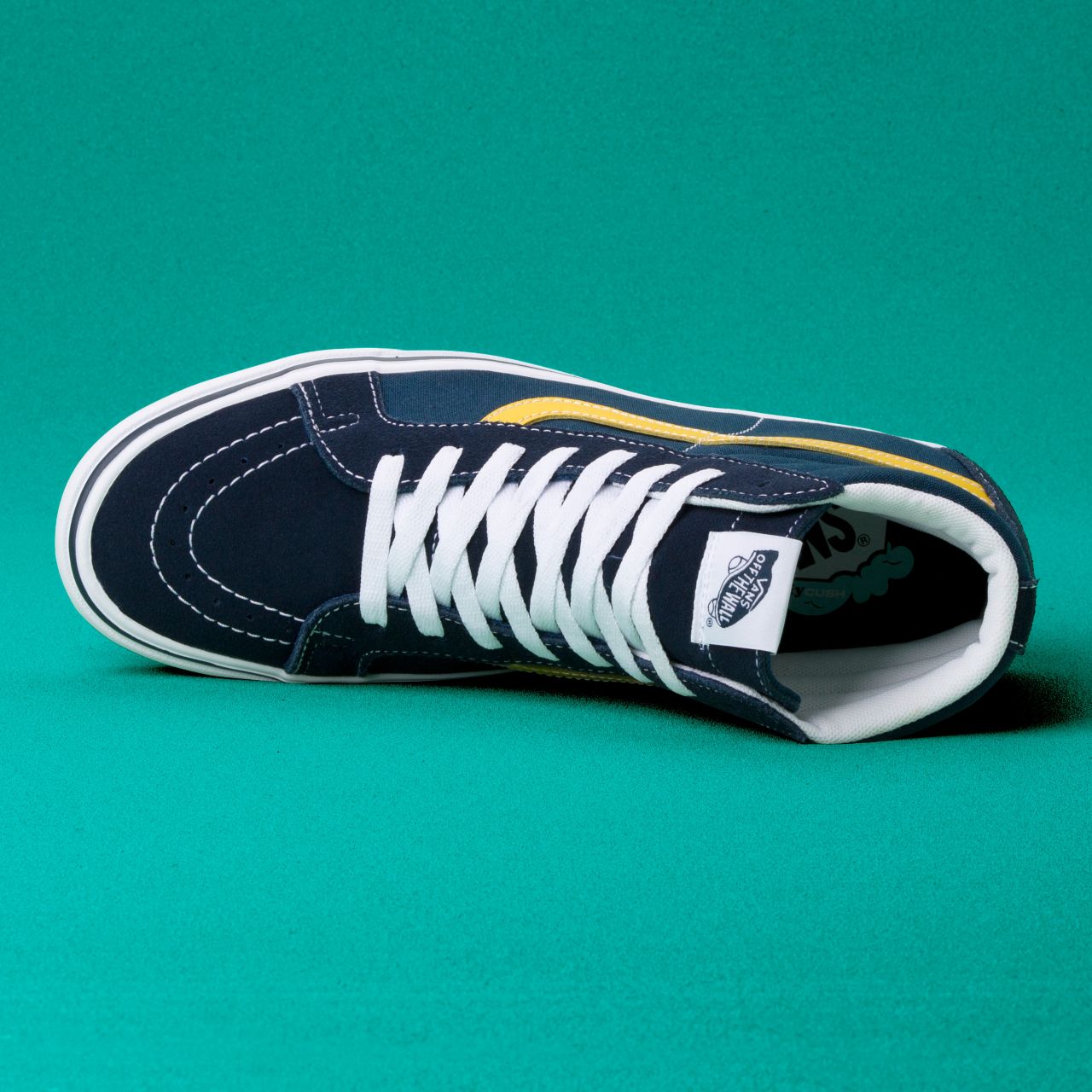 Vans Sport Comfycush Sk8-Hi Reissue Classic Mens Womens - (Sport) Dress Blues/Gibraltar sea/Sulphur VN0A3WMCVX4 Shoes