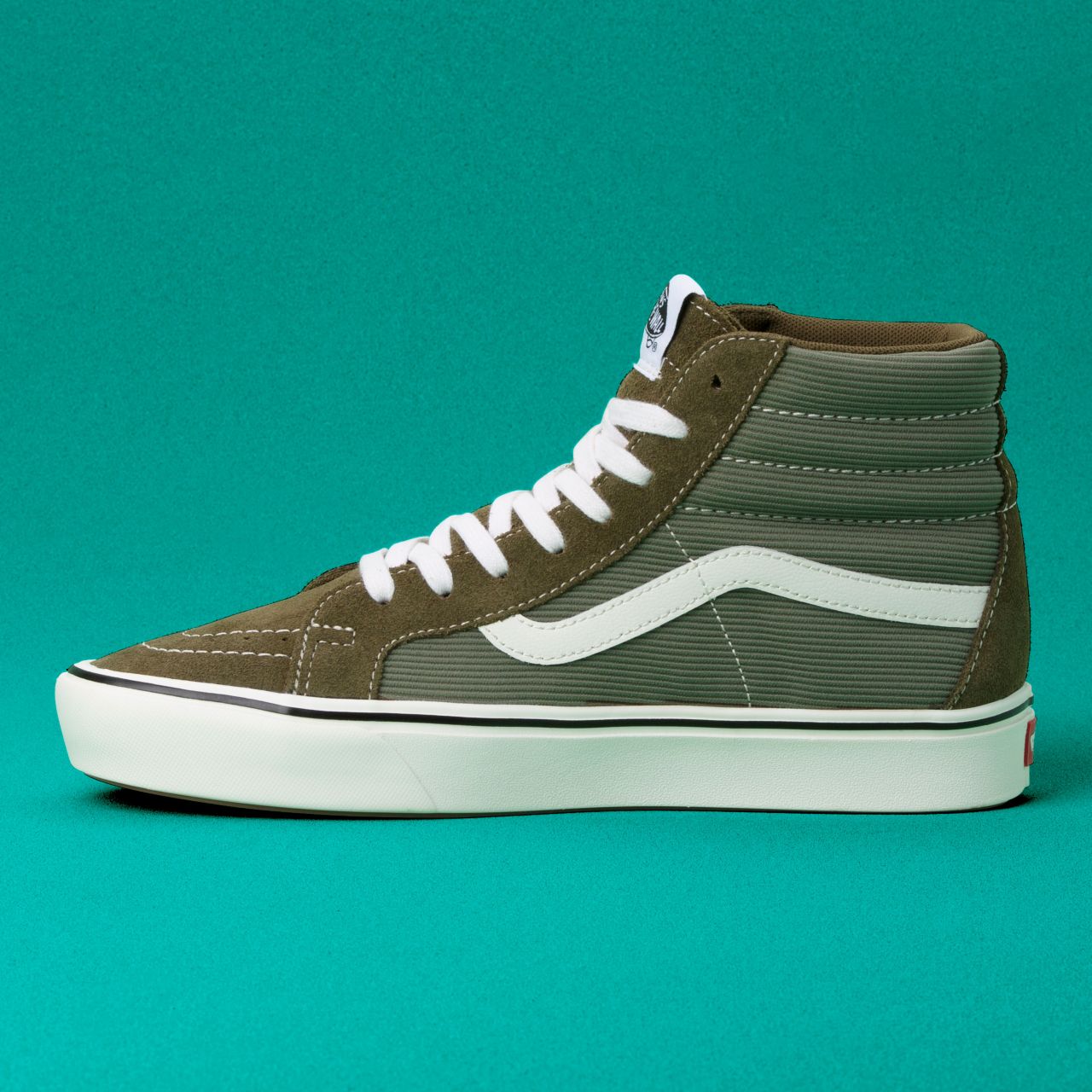 Vans Rip Cord ComfyCush Sk8-Hi Reissue Classic Mens Womens - (Rip Cord) Beech/Marshmallow VN0A3WMCVX3 Shoes