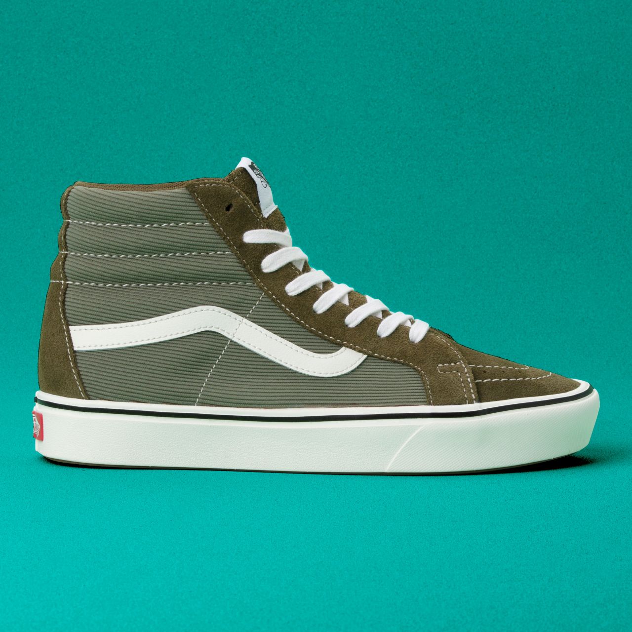 Vans Rip Cord ComfyCush Sk8-Hi Reissue Classic Mens Womens - (Rip Cord) Beech/Marshmallow VN0A3WMCVX3 Shoes