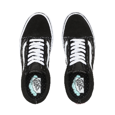 Vans Comfycush Old Skool Classic Mens Womens - (Classic) black/true white VN0A3WMAVNE Shoes