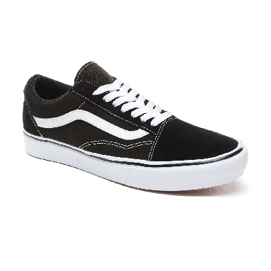 Vans Comfycush Old Skool Classic Mens Womens - (Classic) black/true white VN0A3WMAVNE Shoes