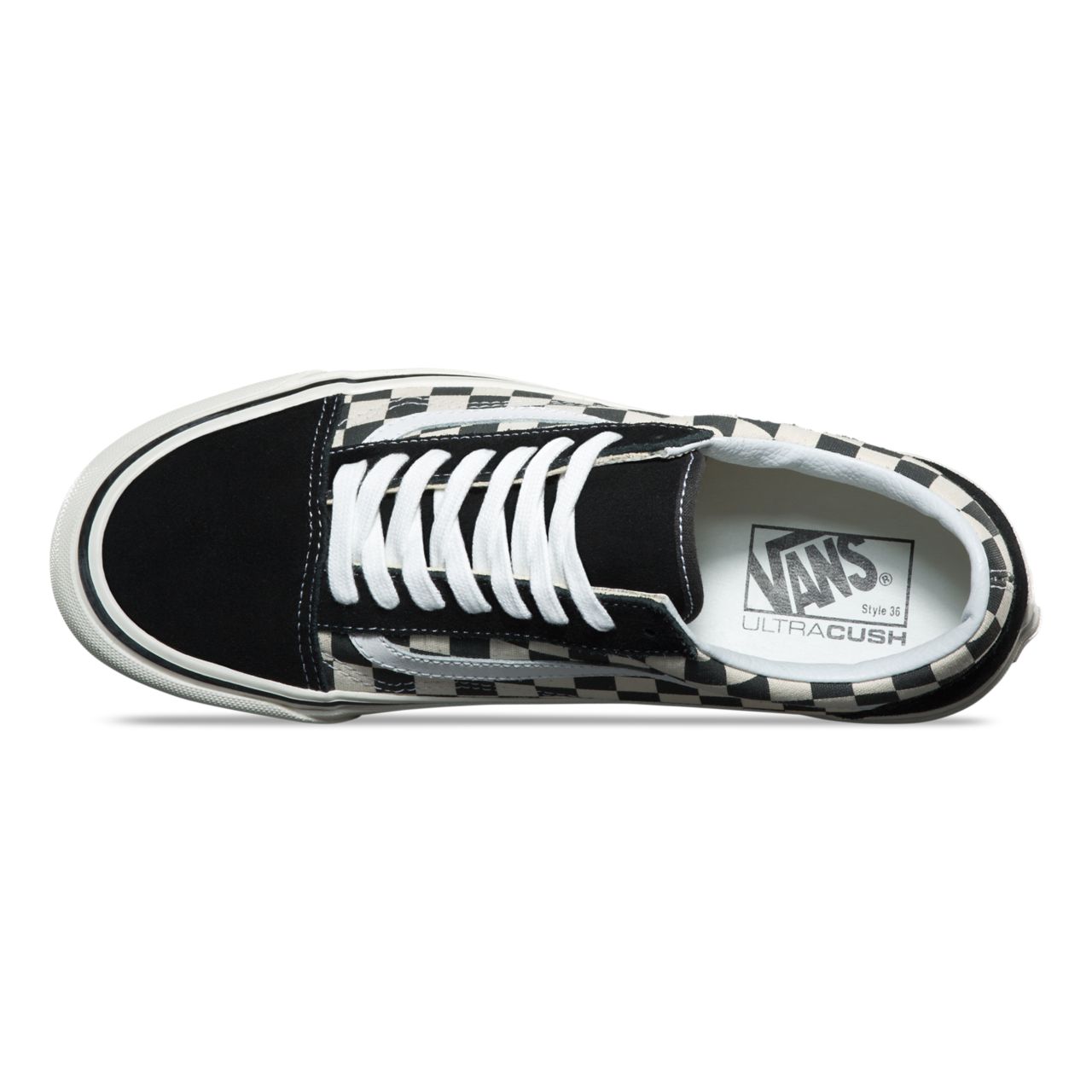 Vans Anaheim Factory Old Skool 36  Classic Mens Womens - Black/Check 8G2OAK Shoes