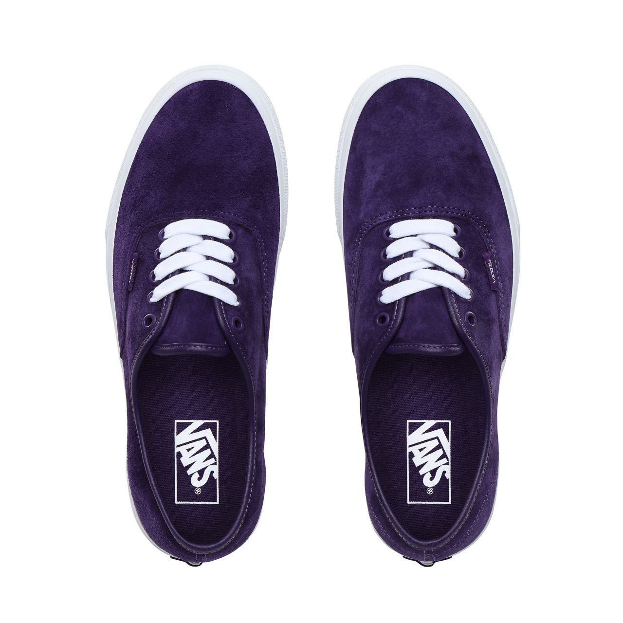 Vans Pig Suede Authentic Classic Mens Womens - (Pig Suede) violet indigo/true white VN0A2Z5IT75 Shoes