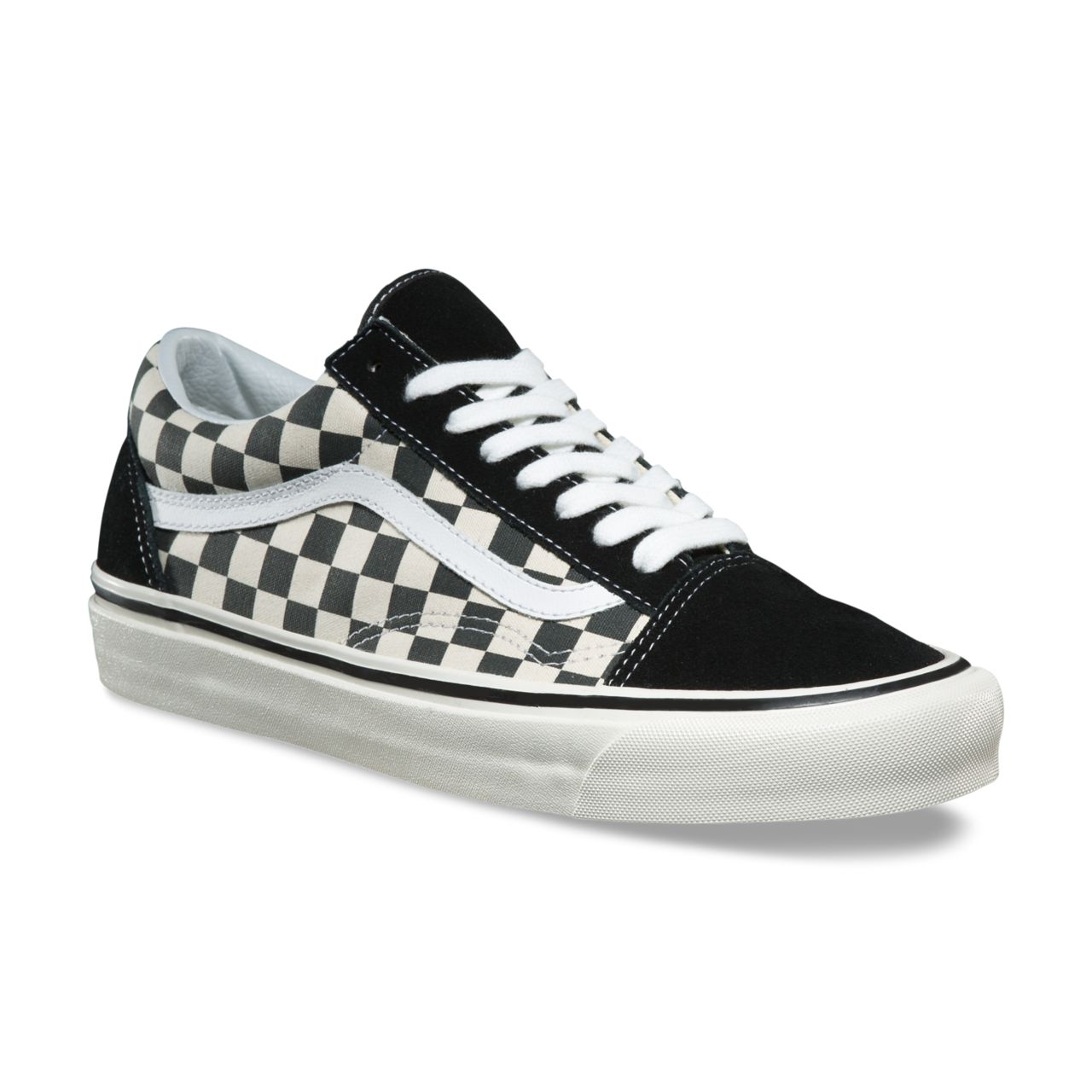 Vans Anaheim Factory Old Skool 36  Classic Mens Womens - Black/Check 8G2OAK Shoes