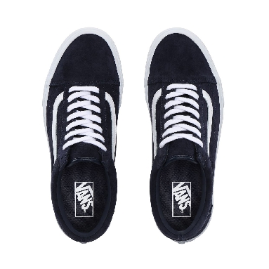 Vans Pig Suede Old Skool Classic Mens Womens - (Pig Suede) parisian night/true white VN0A4BV5TPS Shoes