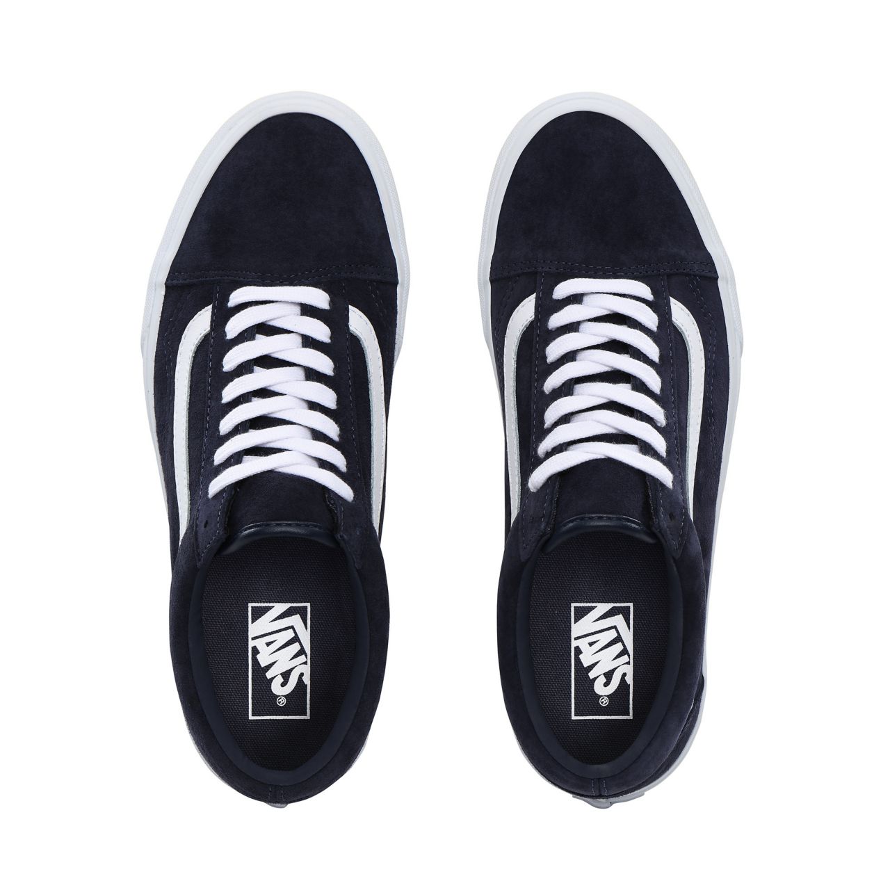 Vans Pig Suede Old Skool Classic Mens Womens - (Pig Suede) parisian night/true white VN0A4BV5TPS Shoes