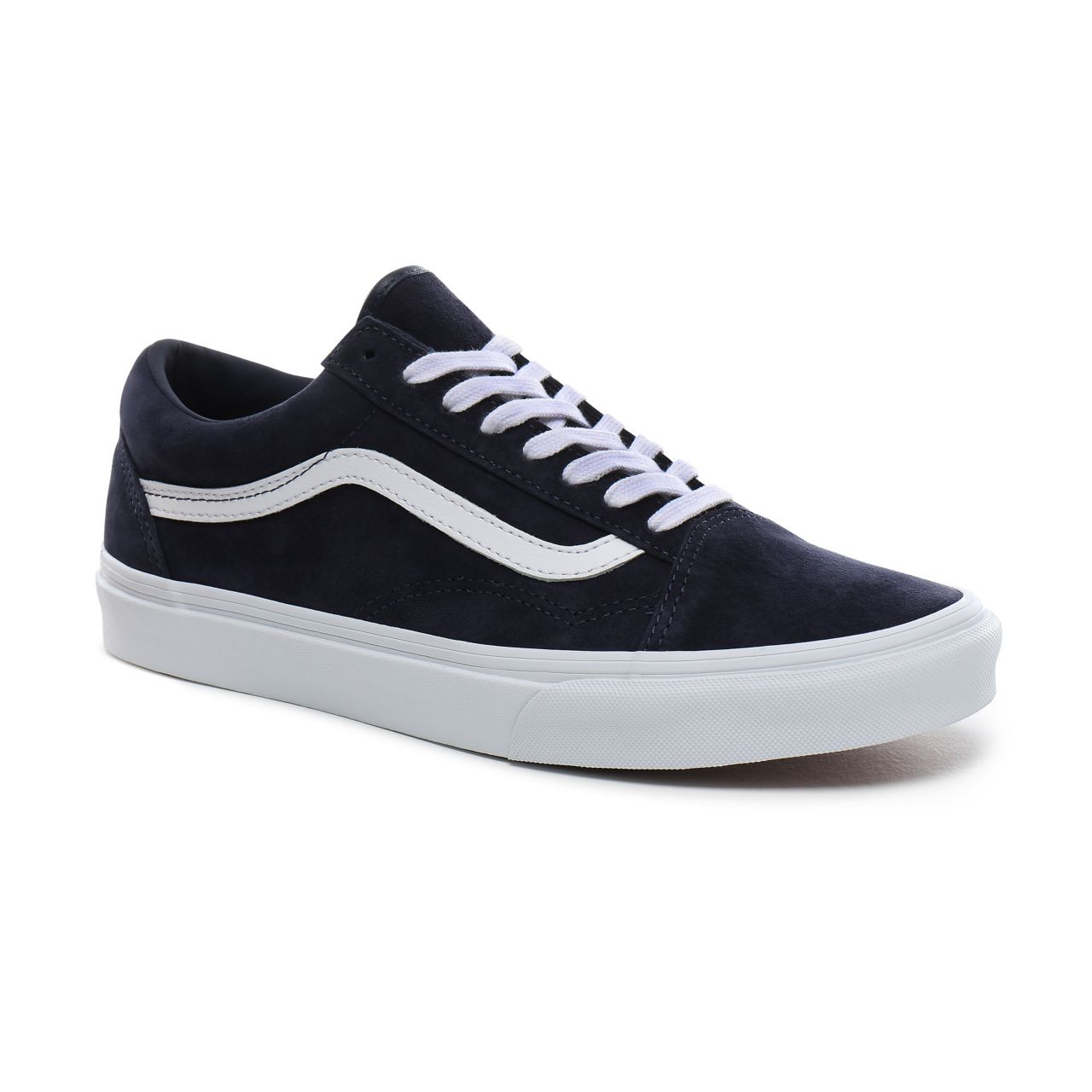 Vans Pig Suede Old Skool Classic Mens Womens - (Pig Suede) parisian night/true white VN0A4BV5TPS Shoes