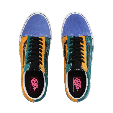 Vans Mix & Match Old Skool Classic Mens Womens - (Mix & Match) cadmium yellow/tidepool VN0A4BV5TGN Shoes