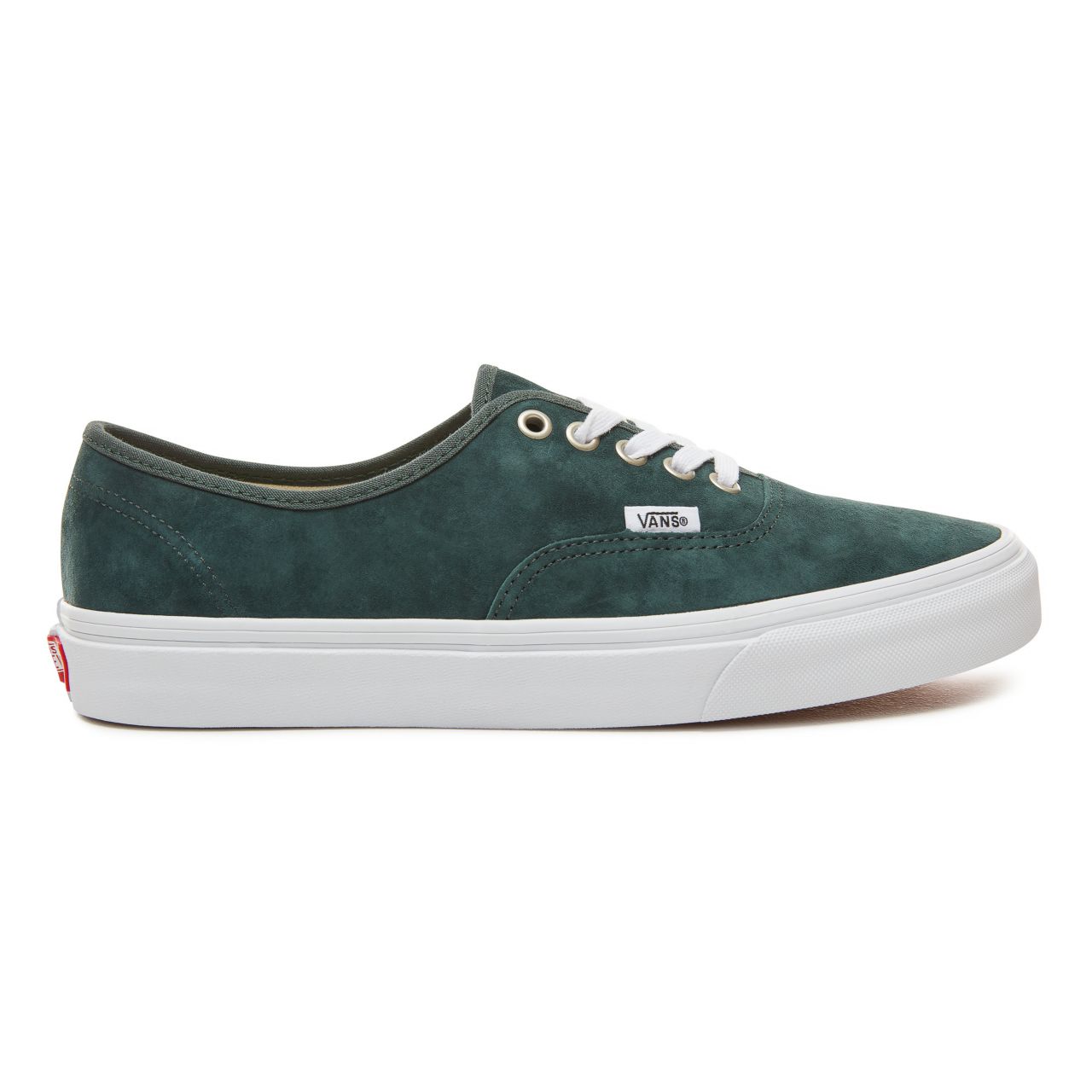 Vans Suede Authentic Classic Mens Womens - (Pig Suede) Darkest Spruce/True White VA38EMU5J Shoes