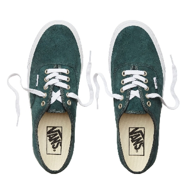 Vans Suede Authentic Classic Mens Womens - (Pig Suede) Darkest Spruce/True White VA38EMU5J Shoes