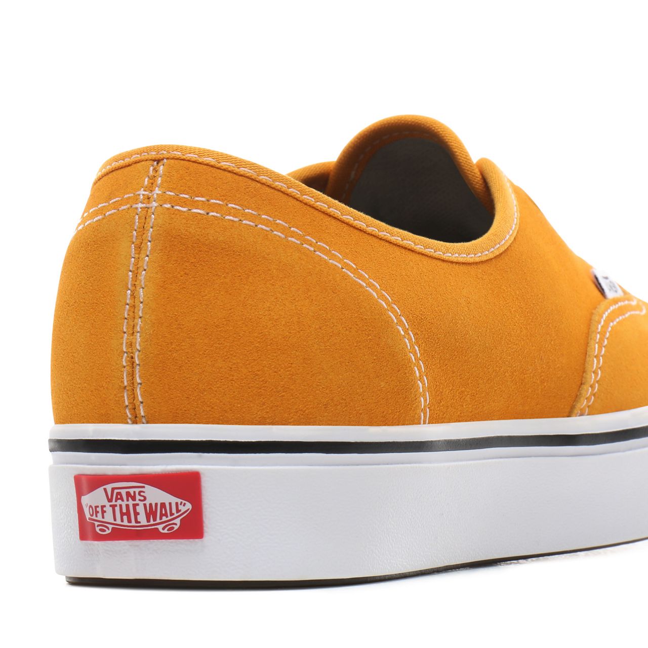 Vans Suede ComfyCush Authentic Classic Mens Womens - (Suede) cadmium yellow/true white VN0A3WM7TE3 Shoes