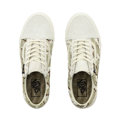 Vans Cordura Old Skool Classic Mens Womens - (Cordura) White asparagus/Camo VN0A4BV5VZK Shoes