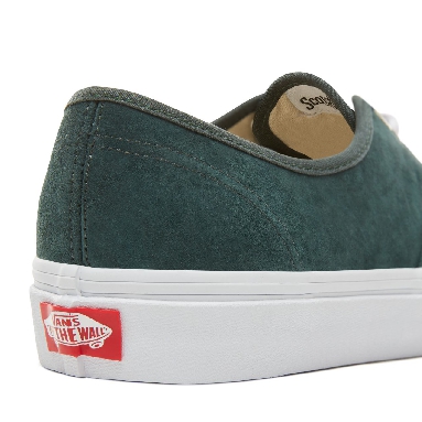 Vans Suede Authentic Classic Mens Womens - (Pig Suede) Darkest Spruce/True White VA38EMU5J Shoes