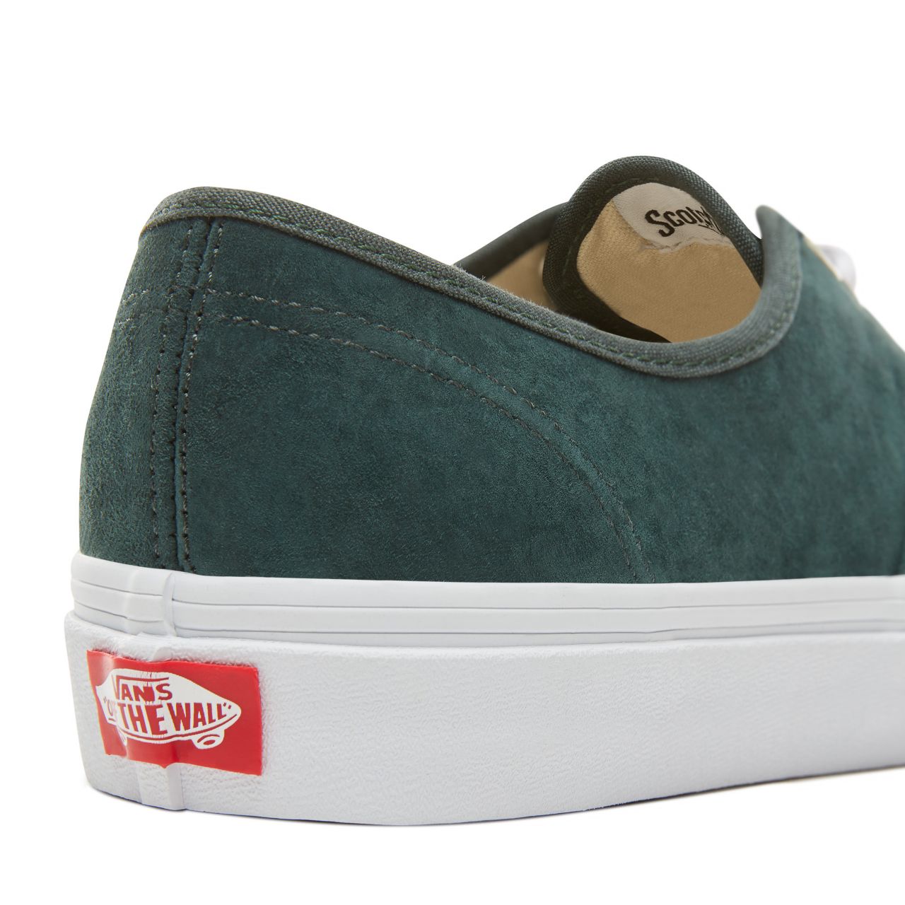 Vans Suede Authentic Classic Mens Womens - (Pig Suede) Darkest Spruce/True White VA38EMU5J Shoes