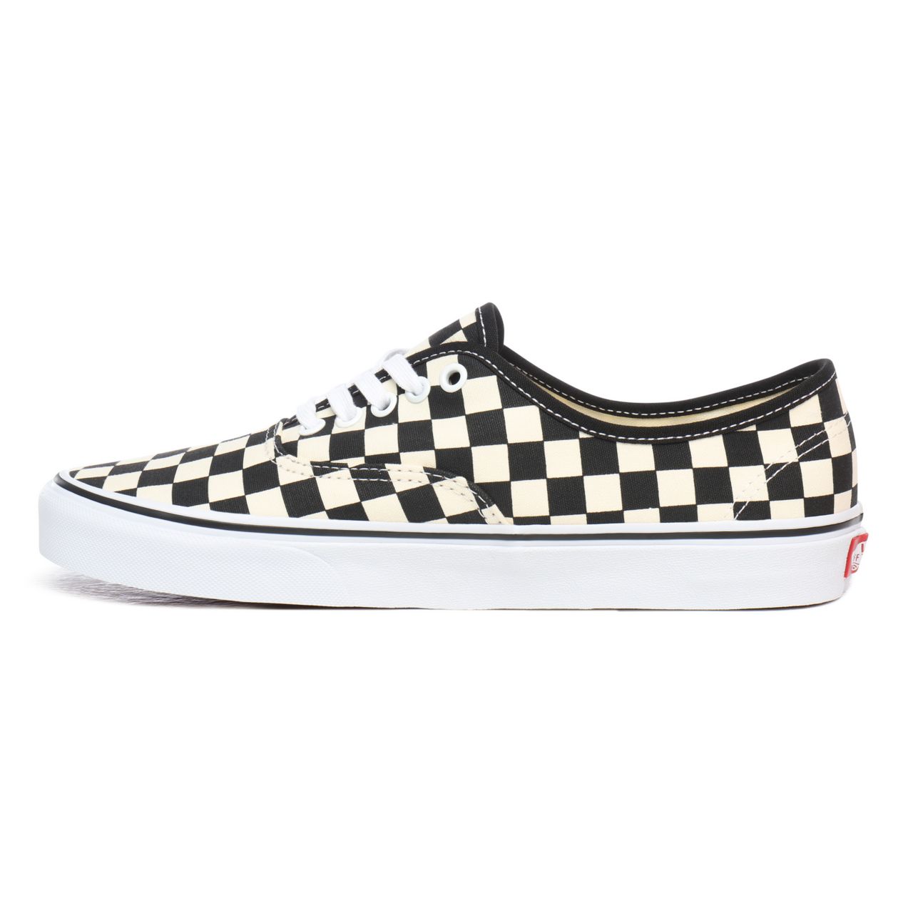 Vans Golden Coast Authentic Classic Mens Womens - (Goldencoast) Black/White/Checkerboard VN000W4NDI0 Shoes