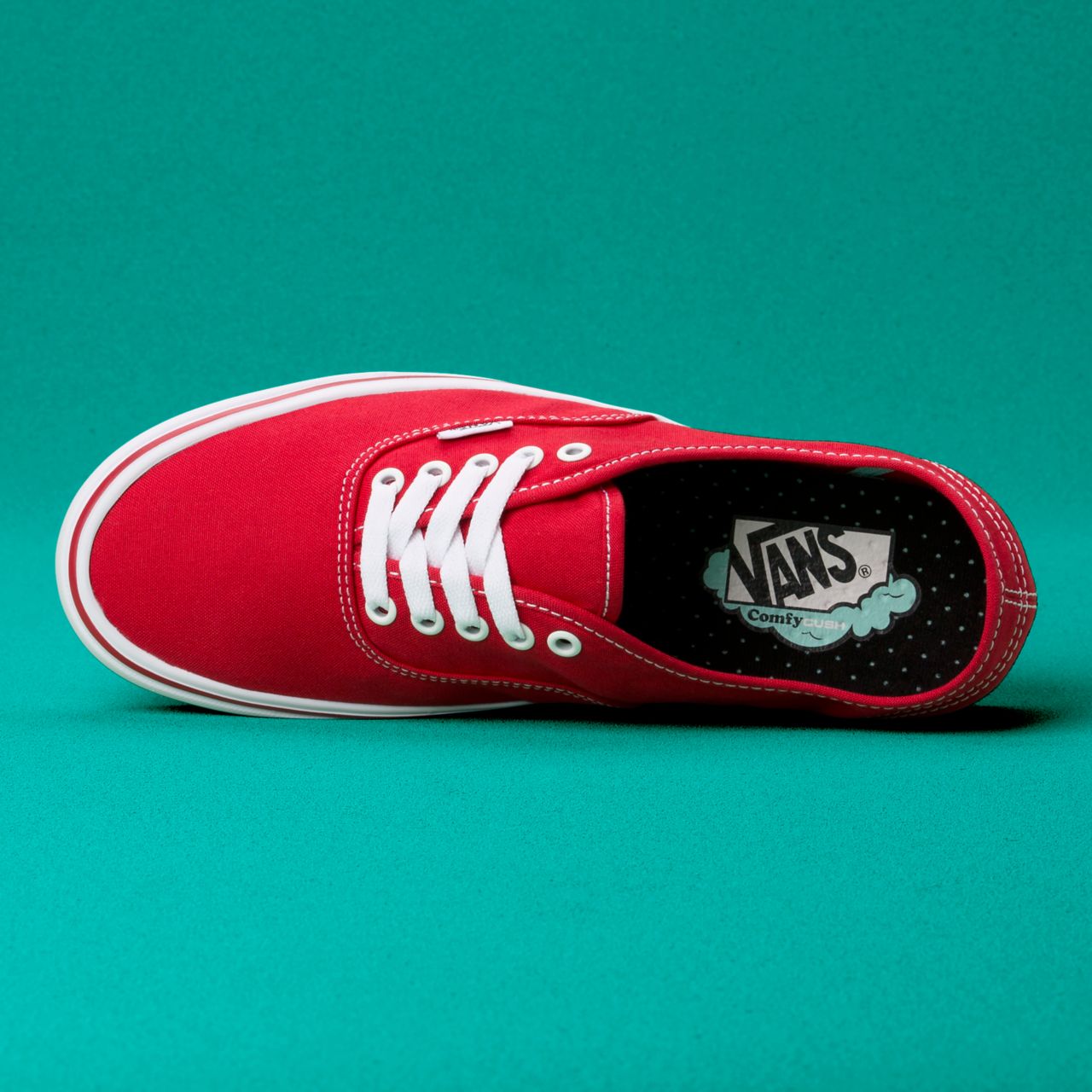 Vans Classic Comfycush Authentic Classic Mens Womens - (Classic) Racing Red VN0A3WM7VNF Shoes