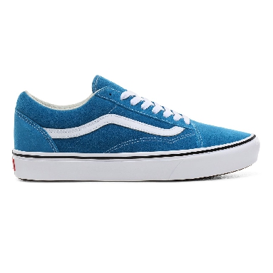 Vans Suede ComfyCush Old Skool Classic Mens Womens - (Suede) turkish tile/true white VN0A3WMATFJ Shoes