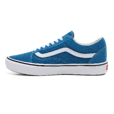 Vans Suede ComfyCush Old Skool Classic Mens Womens - (Suede) turkish tile/true white VN0A3WMATFJ Shoes