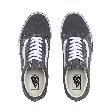 Vans Old Skool Classic Mens Womens - Pewter/True White VN0A4BV5195 Shoes