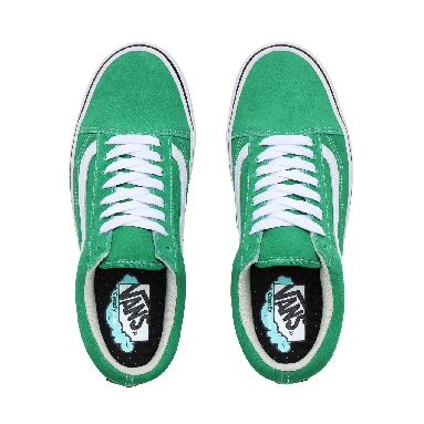 Vans Suede ComfyCush Old Skool Classic Mens Womens - (Suede) fern green/true white VN0A3WMATFI Shoes