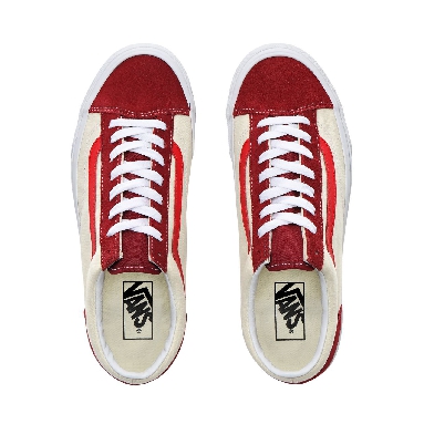 Vans Retro Sport Style 36 Classic Mens Womens - (Retro Sport) Biking Red/Poinsettia VN0A3DZ3VXZ Shoes