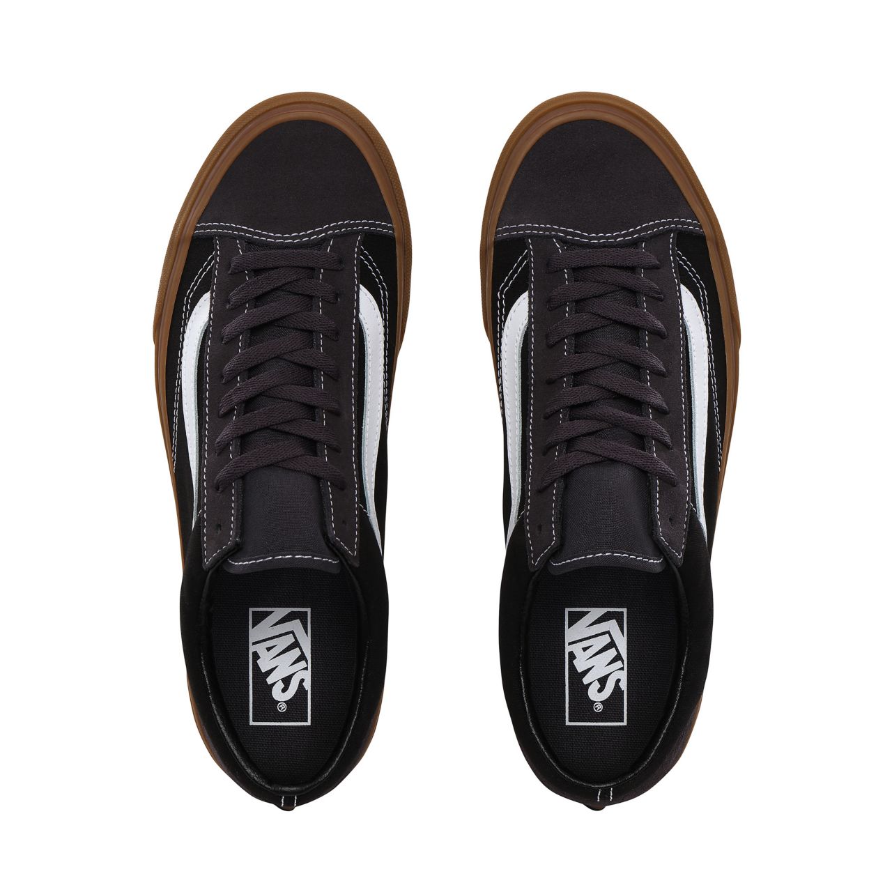 Vans Gum Style 36 Classic Mens Womens - (Gum) obsidian/black VN0A3DZ3TBI Shoes