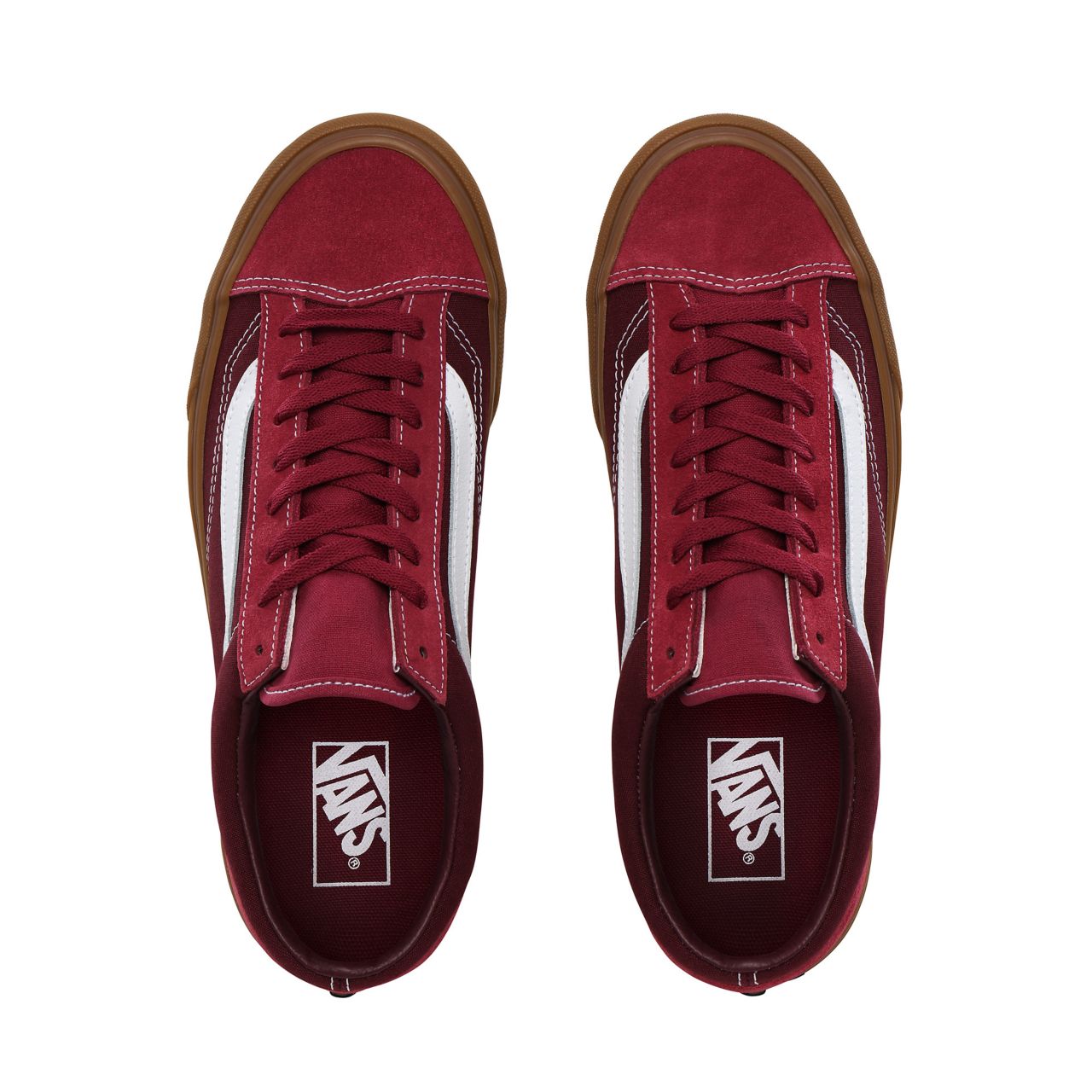 Vans Gum Style 36 Classic Mens Womens - (Gum) beet red/port royale VN0A3DZ3T65 Shoes