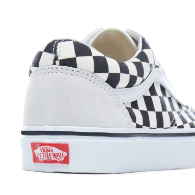 Vans Old Skool Classic Mens Womens - (Checkerboard) White/Black VN0A38G127K Shoes