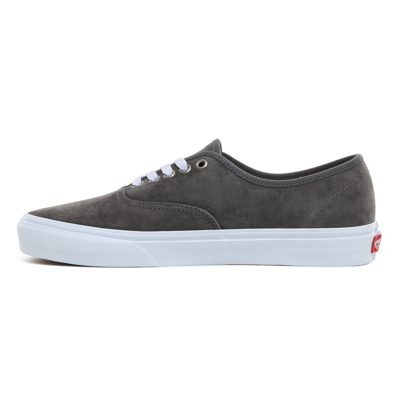 Vans Pig Suede Authentic Classic Mens Womens - (Pig Suede) Pewter/True White VN0A2Z5ITIL Shoes