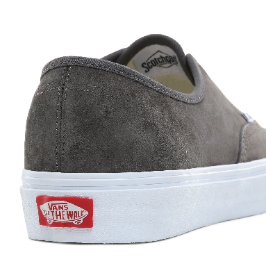 Vans Pig Suede Authentic Classic Mens Womens - (Pig Suede) Pewter/True White VN0A2Z5ITIL Shoes