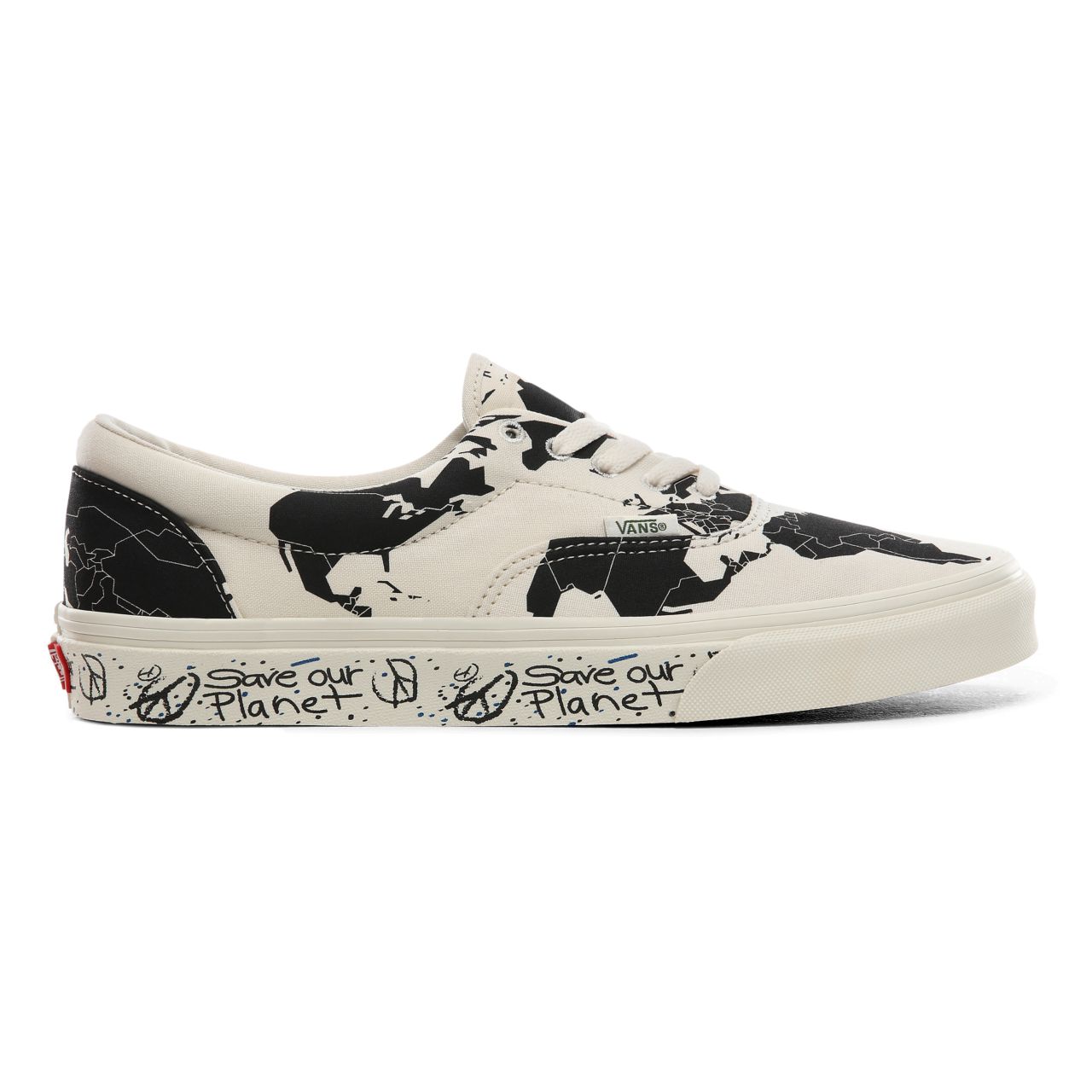 Vans Save Our Planet x Vans Era Classic Mens Womens - (Save Our Planet) classic white/black VN0A4BV4TGP Shoes