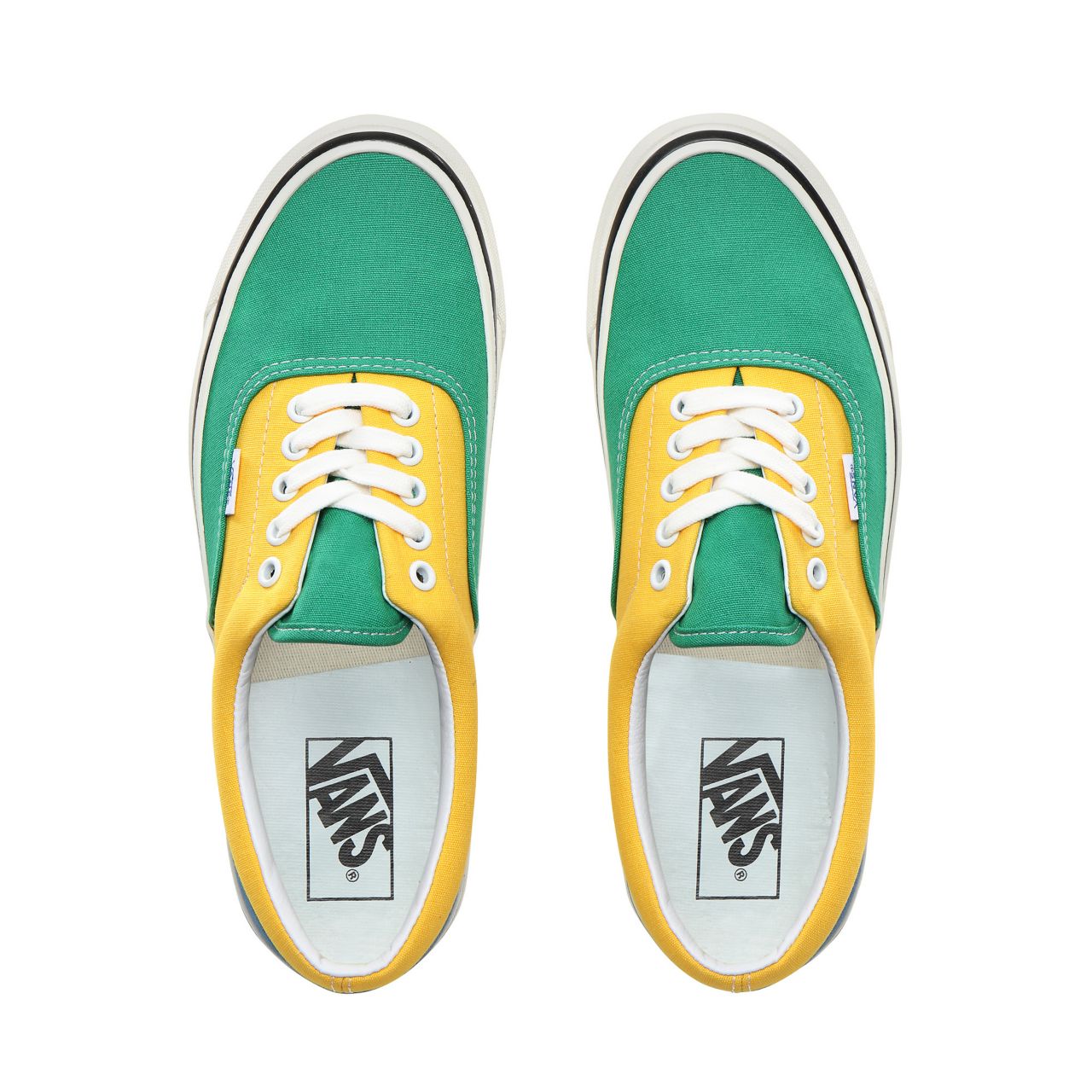 Vans Anaheim Factory Era 95 DX Classic Mens Womens - (Anaheim Factory) Og Emerald/Og Yellow/Og Navy VN0A2RR1VY9 Shoes