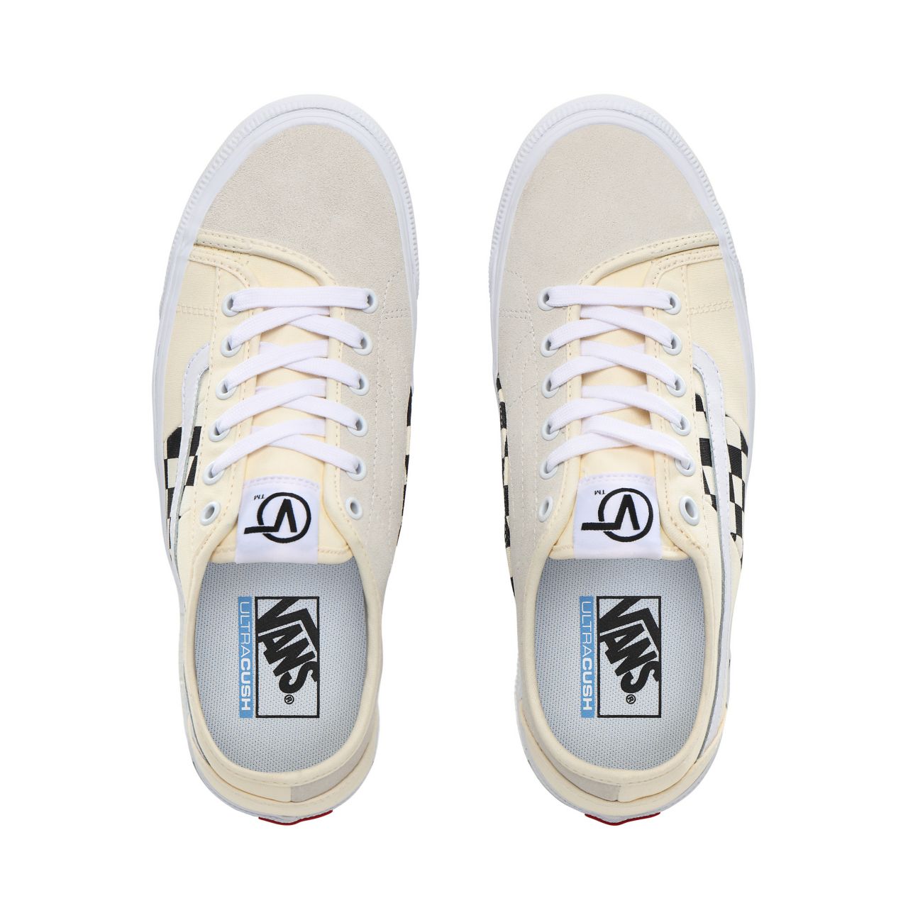 Vans Check Bess NI Classic Mens Womens - (Check) classic white/true white VN0A4BTHT80 Shoes