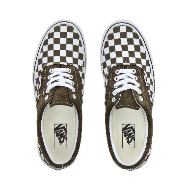 Vans Checkerboard Era Classic Mens Womens - (Checkerboard) Beech/True White VN0A4BV4VXI Shoes