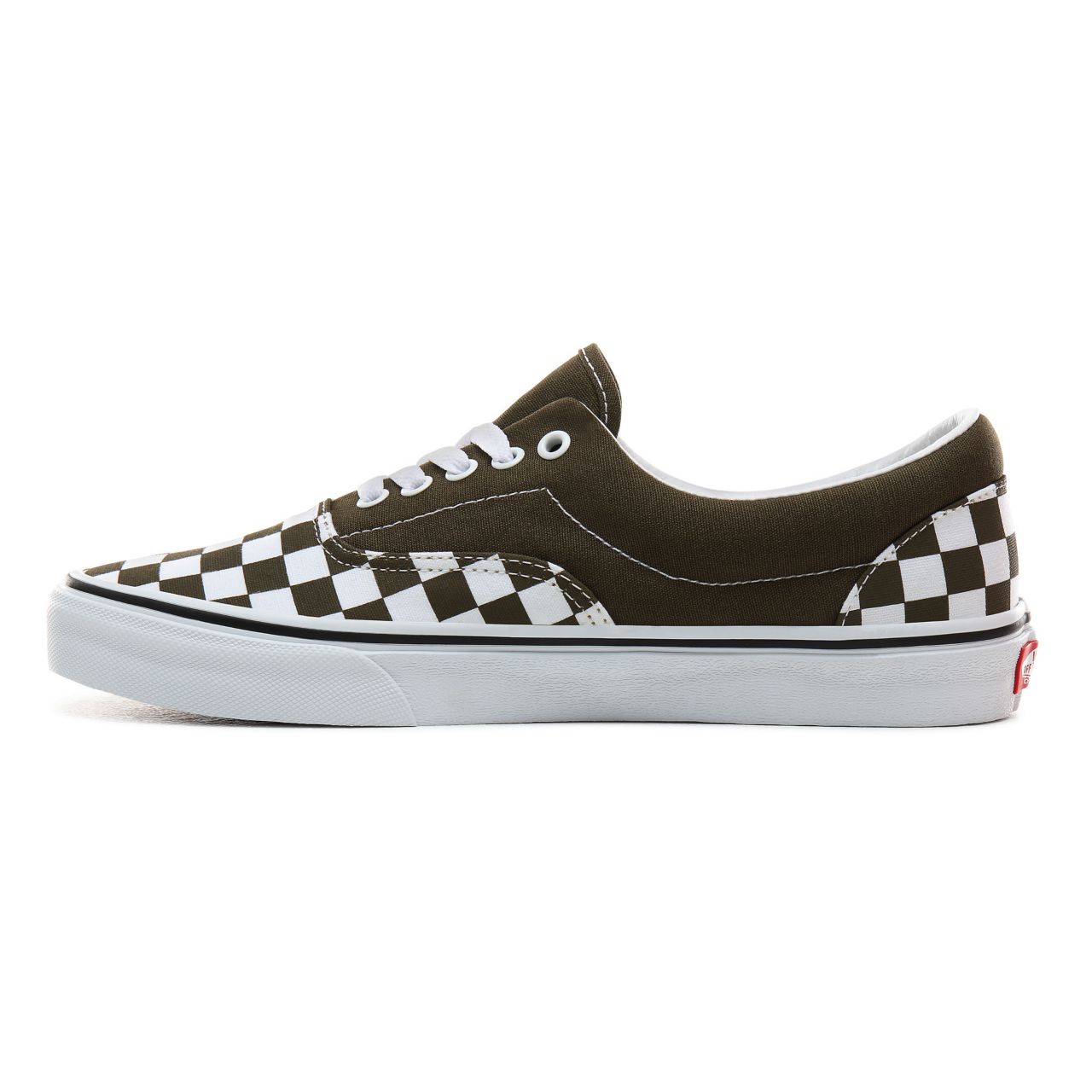 Vans Checkerboard Era Classic Mens Womens - (Checkerboard) Beech/True White VN0A4BV4VXI Shoes