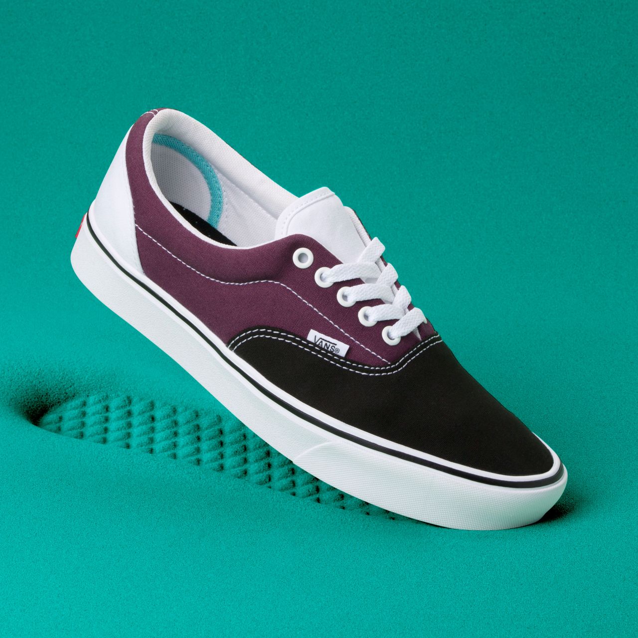 Vans Sport Comfycush Era Classic Mens Womens - (Sport) Black/Prune/True White VN0A3WM9V9W Shoes