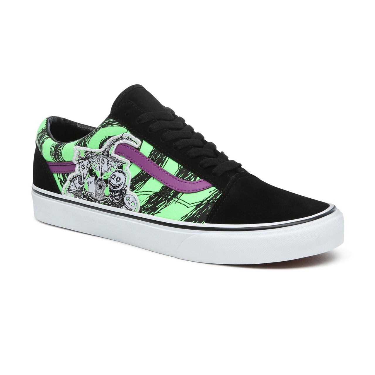 Vans Disney x Vans Old Skool Classic Mens Womens - (Disney) LSB/Nightmare VN0A4BV5TPJ Shoes