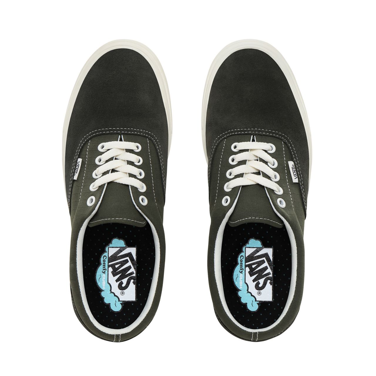 Vans RipStop ComfyCush Era Classic Mens Womens - (Ripstop) forest night/grape leaf VN0A3WM9TE8 Shoes