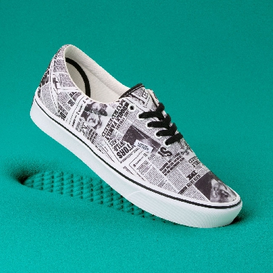 Vans x HARRY POTTER Daily Prophet Comfycush Era Classic Mens Womens - (Harry Potter) Daily Prophet/True White VN0A3WM9V9T Shoes