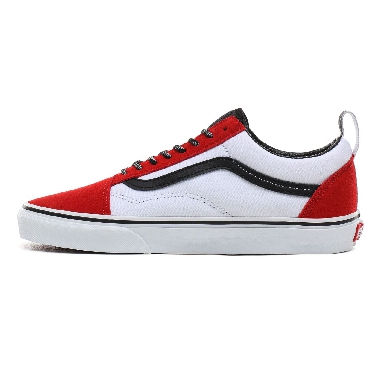 Vans OTW Webbing Old Skool Classic Mens Womens - (OTW Webbing) red/black/true white VN0A4BV5T74 Shoes