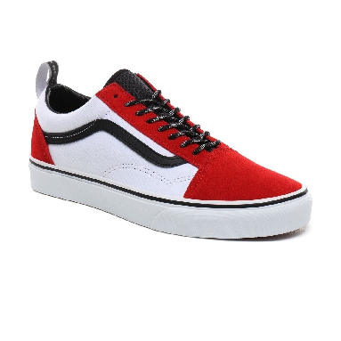 Vans OTW Webbing Old Skool Classic Mens Womens - (OTW Webbing) red/black/true white VN0A4BV5T74 Shoes