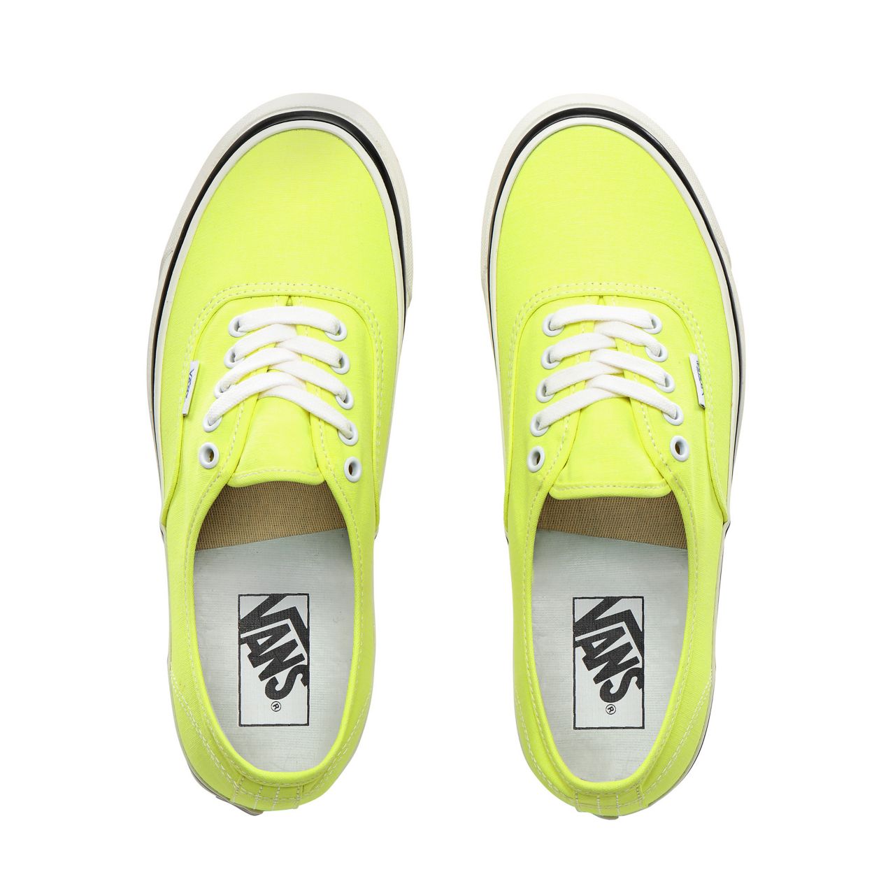 Vans Anaheim Factory Authentic 44 DX Classic Mens Womens - (Anaheim Factory) Og Yellow Neon VN0A38ENV7M Shoes