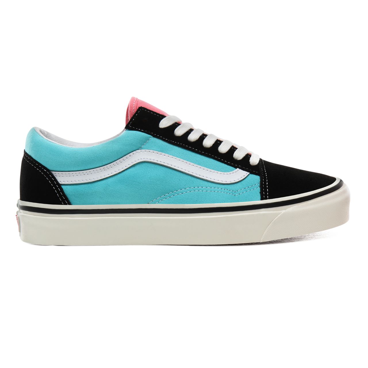 Vans Anaheim Factory Old Skool 36 DX Classic Mens Womens - (Anaheim Factory) Og Black/Og Aqua VN0A38G2VPJ Shoes