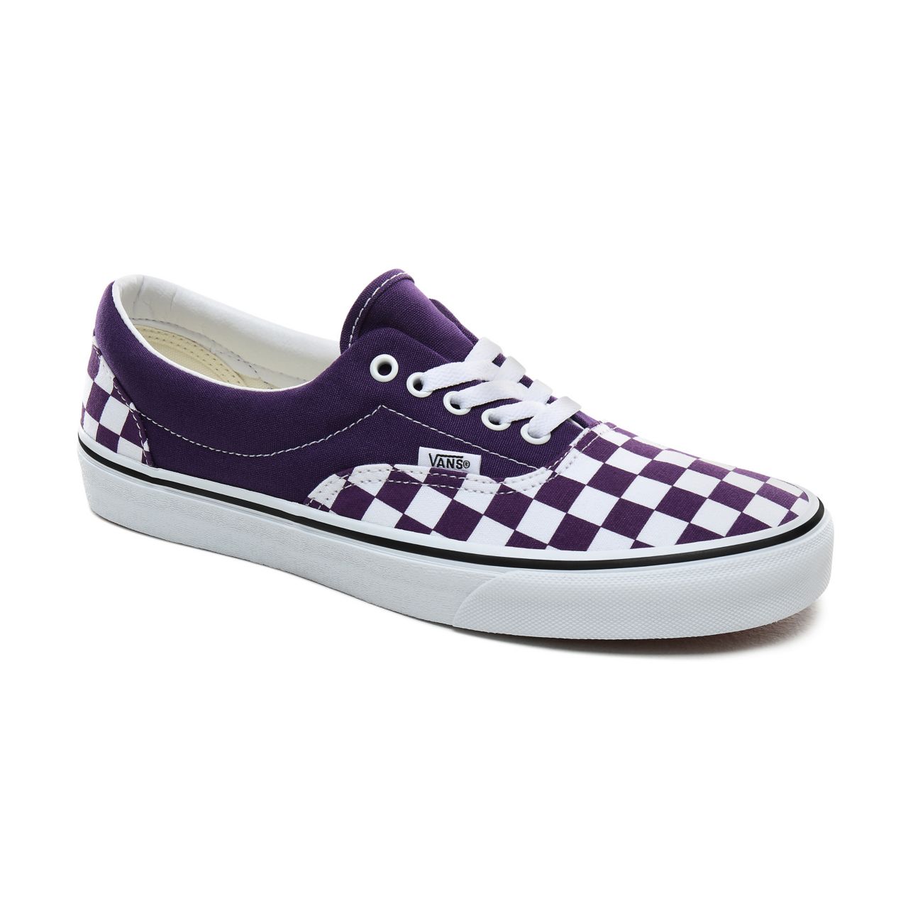 Vans Checkerboard Era Classic Mens Womens - (Checkerboard) Violet Indigo/True White VN0A4BV4VXM Shoes