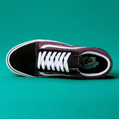 Vans Sport Comfycush Old Skool Classic Mens Womens - (Sport) Black/Prune/True White VN0A3WMAV9W Shoes