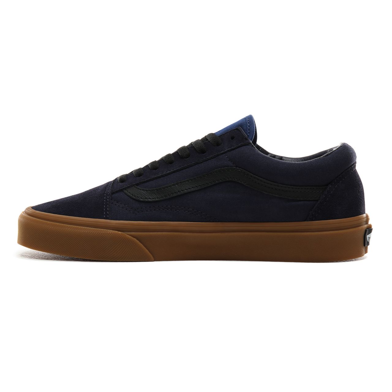 Vans Gum Old Skool Classic Mens Womens - (Gum) Night Sky/True Navy VN0A4BV5V4R Shoes