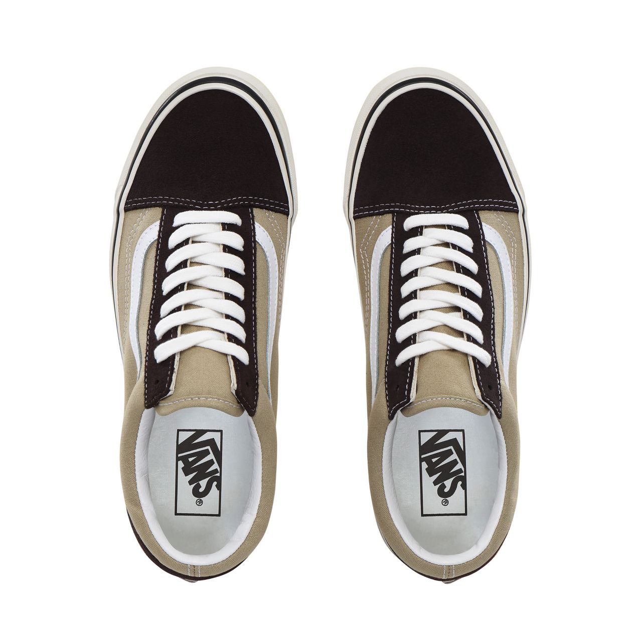 Vans Anaheim Factory Old Skool 36 DX Classic Mens Womens - (Anaheim Factory) og chocolate/og khaki VN0A38G2TPU Shoes