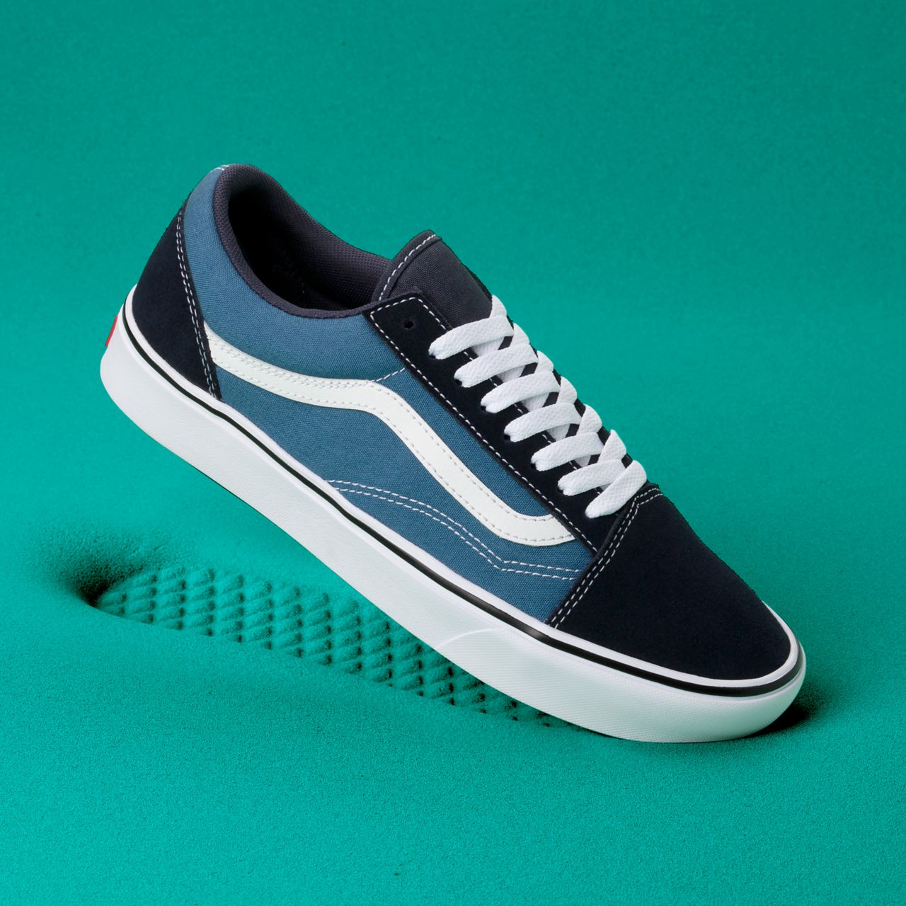 Vans Comfycush Old Skool Classic Mens Womens - (Classic) Navy/Steve Navy VN0A3WMAVNT Shoes