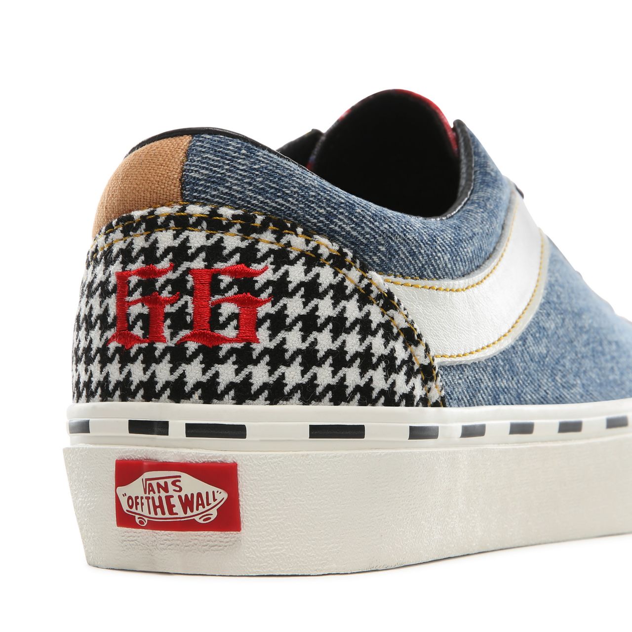 Vans Bender Bold NI Classic Mens Womens - (Bender) denim/marshmallow VN0A3WLPT7Y Shoes